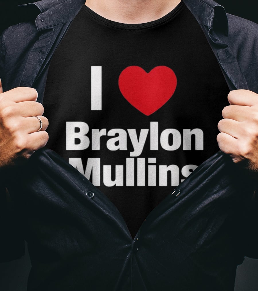 I Heart Braylon Mullins Basketball Fan Love T-Shirt