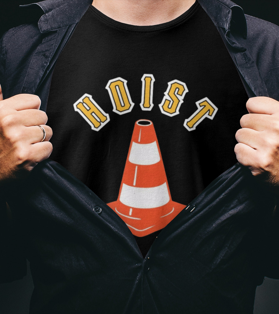 Hoist Traffic Cone Center T-Shirt