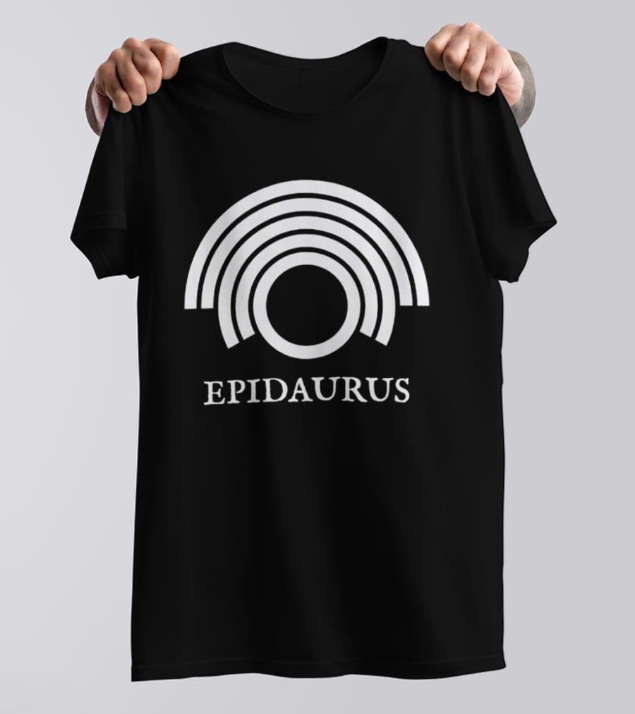 Epidaurus Ancient Greek Theatre Symbol Arches Heritage T-Shirt