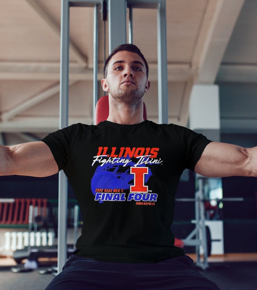 Illinois Fighting Illini 2026 NCAA Men's Final Four Indianapolis T-Shirt