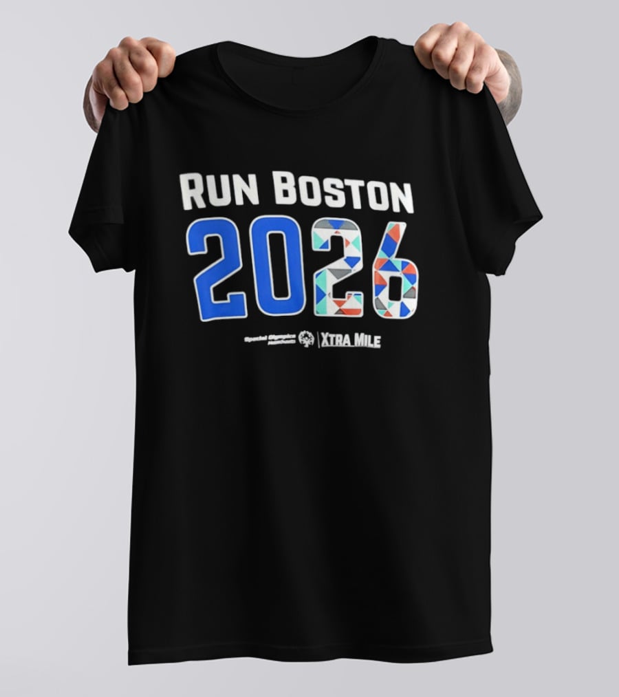 Run Boston 2026 Special Olympics Massachusetts Xtra Mile T-Shirt