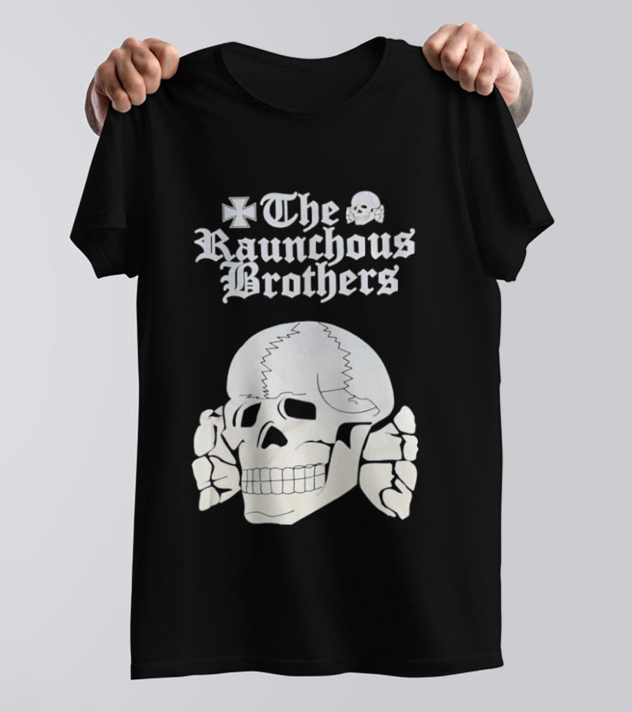 Skull The Raunchous Brothers Vintage Gothic T-Shirt