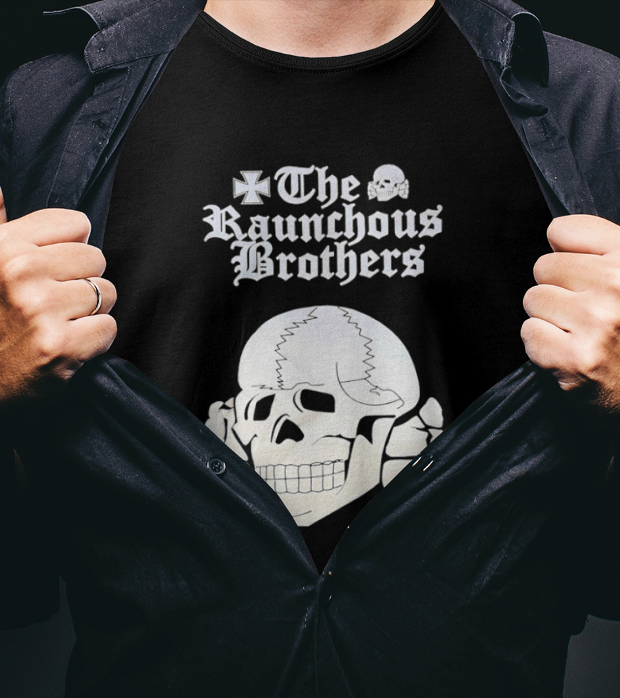 Skull The Raunchous Brothers Vintage Gothic T-Shirt