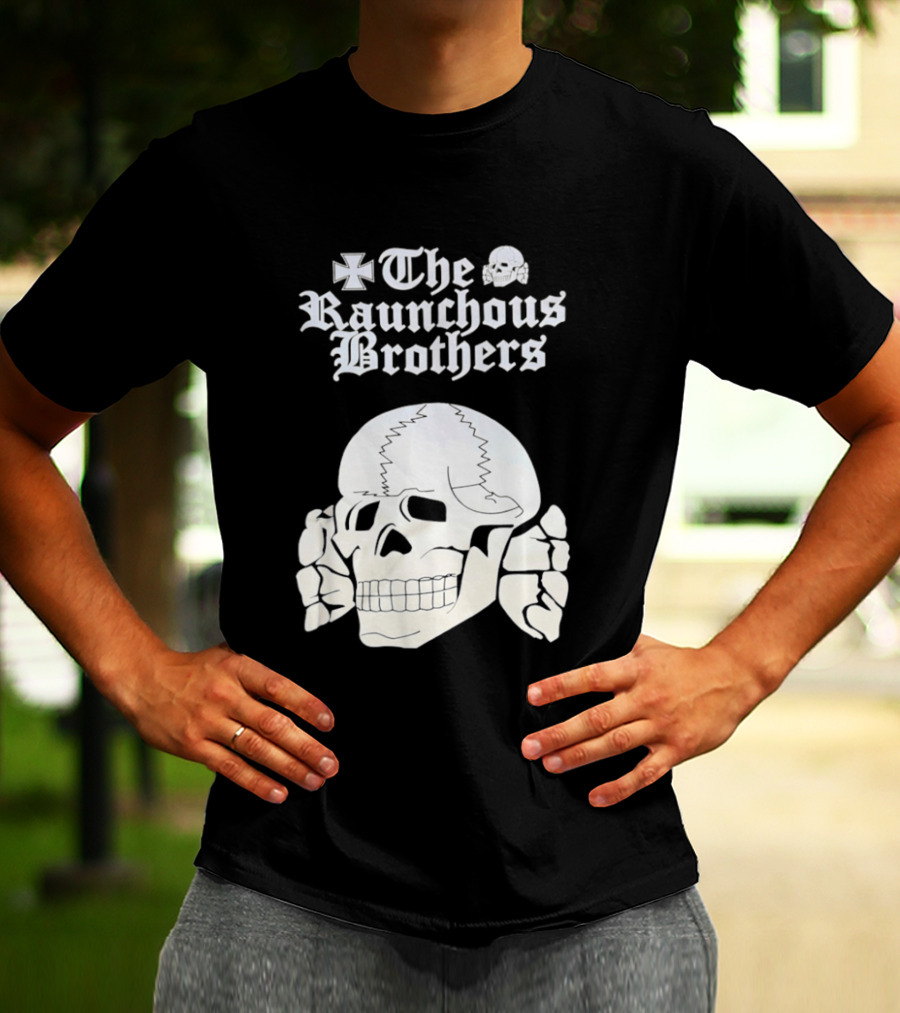 Skull The Raunchous Brothers Vintage Gothic T-Shirt