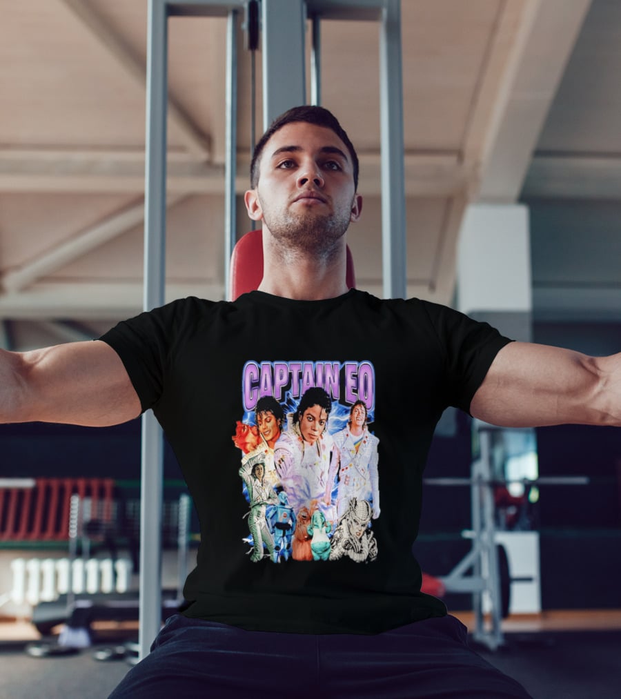 Captain EO Michael Jackson Sci Fi Adventure Cast Characters T-Shirt