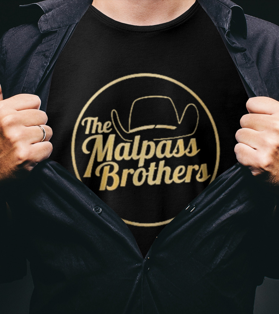 The Malpass Brothers Cowboy Hat Circle T-Shirt