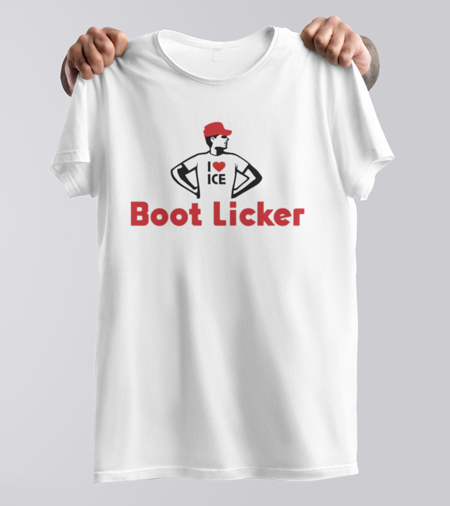 Boot Licker I Love ICE Red Hat Body T-Shirt