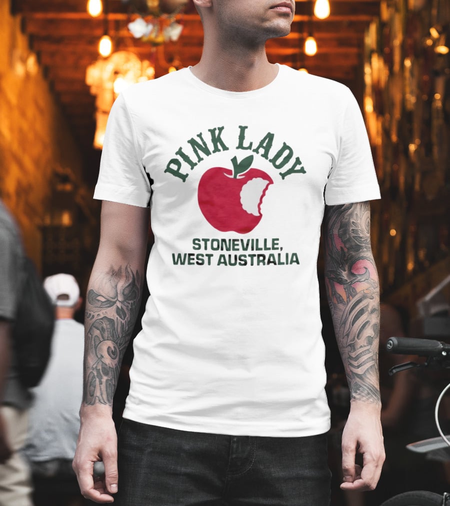 Pink Lady Apple Stoneville West Australia Bite Mark T-Shirt