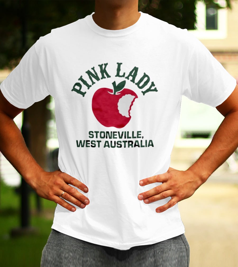 Pink Lady Apple Stoneville West Australia Bite Mark T-Shirt
