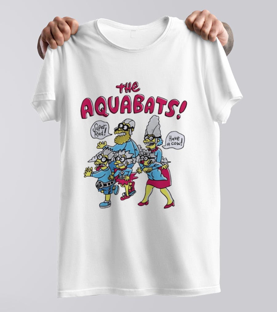 The Aquabats Cartoon Super Rad Have A Cow T-Shirt