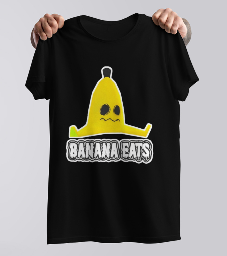 Banana Eats Game Inspired Funny Yellow T-Shirt