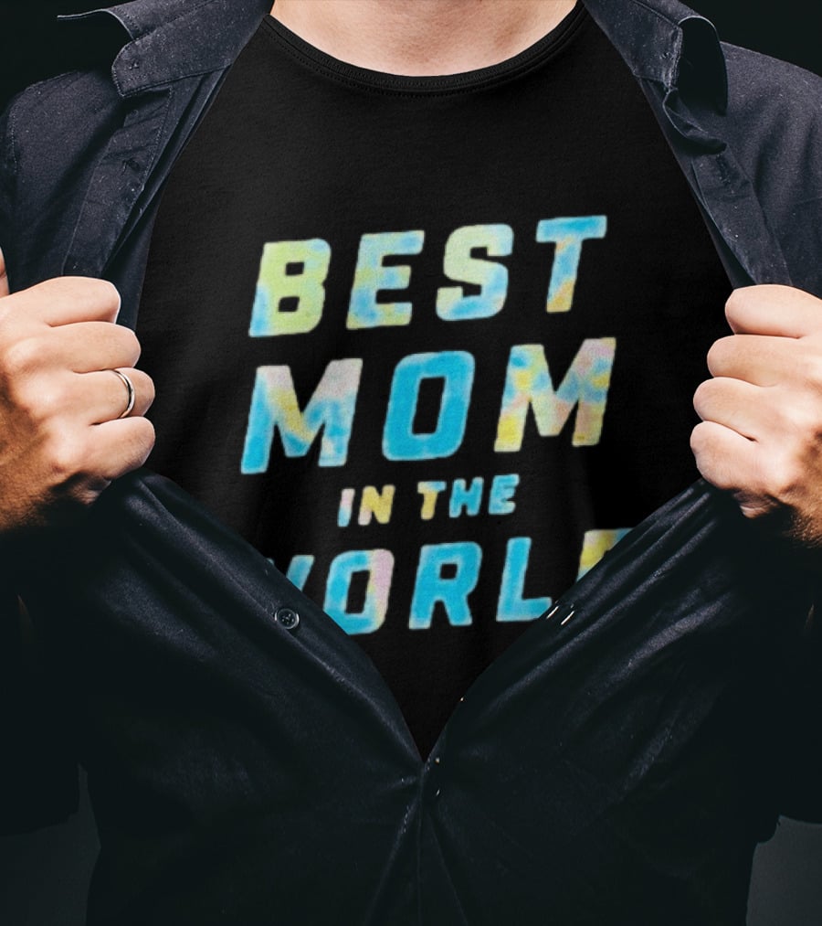 Best Mom In The World Tie Dye T-Shirt