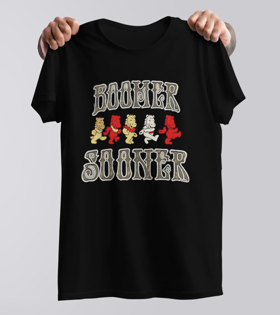 Boomer Sooner Grateful Dead Dancing Bears Oklahoma T-Shirt