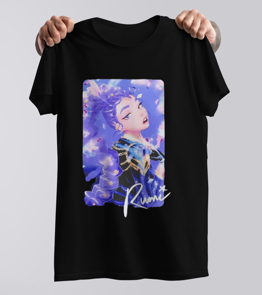 Rumi KPop Demon Hunters HUNTR X Anime T-Shirt