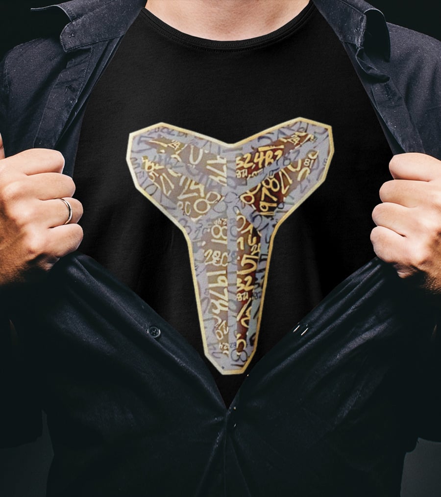 Kobe Bryant 24 8 Dri FIT Basketball Y Shaped Number T-Shirt