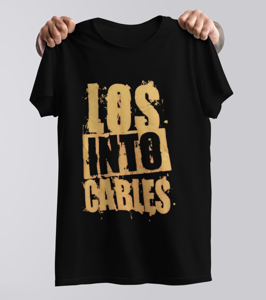 Los Into Cables Grunge T-Shirt