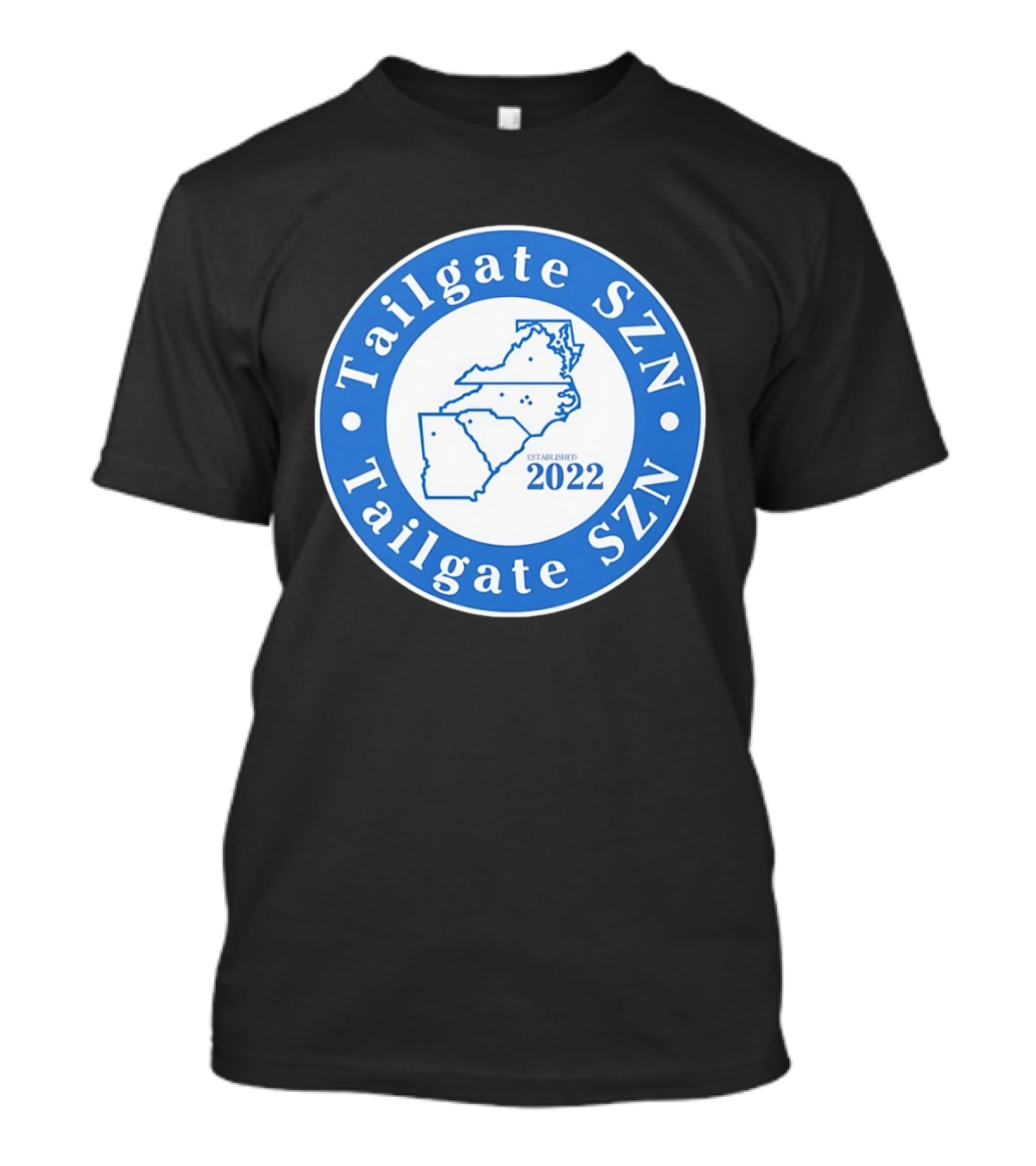 Tailgate SZN Established 2022 Map Circle T-Shirt