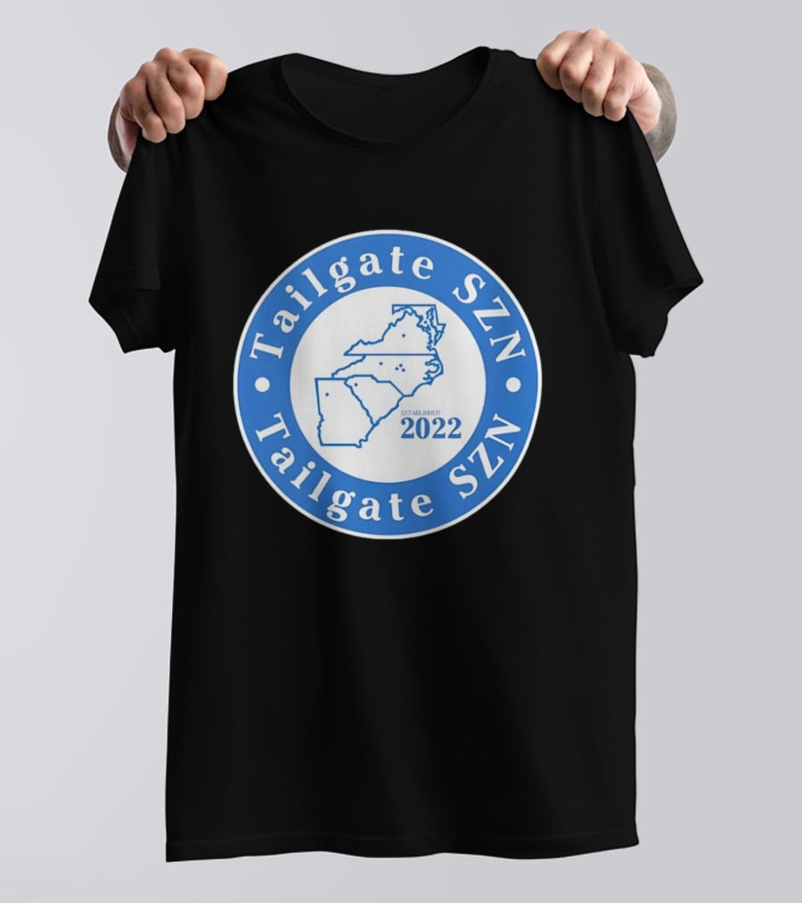 Tailgate SZN Established 2022 Map Circle T-Shirt