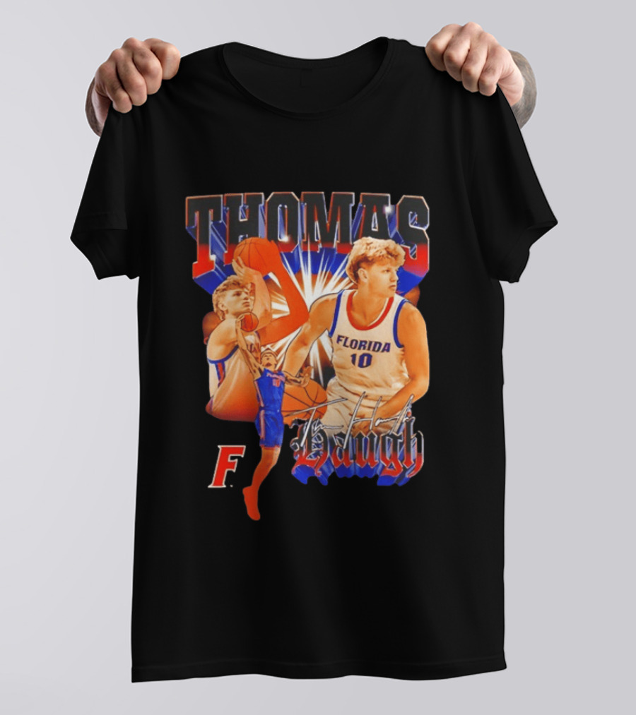 Thomas Haugh Florida Basketball Collage F. 10 T-Shirt