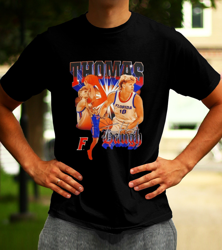 Thomas Haugh Florida Basketball Collage F. 10 T-Shirt