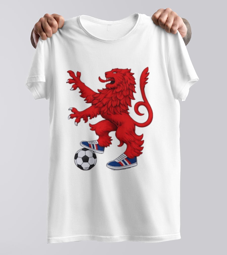 Every Other Saturday Rangers FC Red Lion Mascot Soccer Shoes T-Shirt