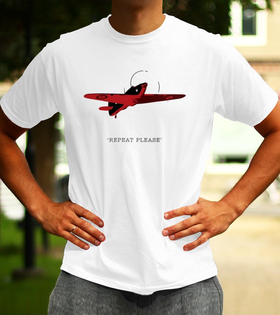 Repeat Please Polish Heritage Flight Exclusive Vintage Aircraft T-Shirt