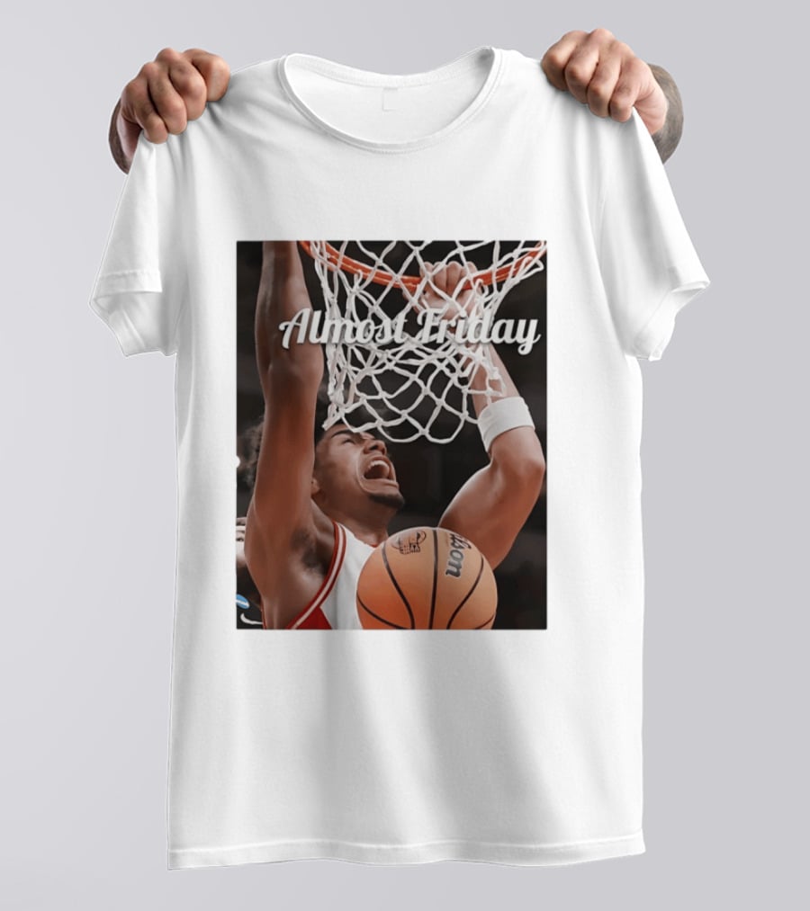 Koa Peat Arizona Wildcats Basketball Almost Friday Dunk T-Shirt
