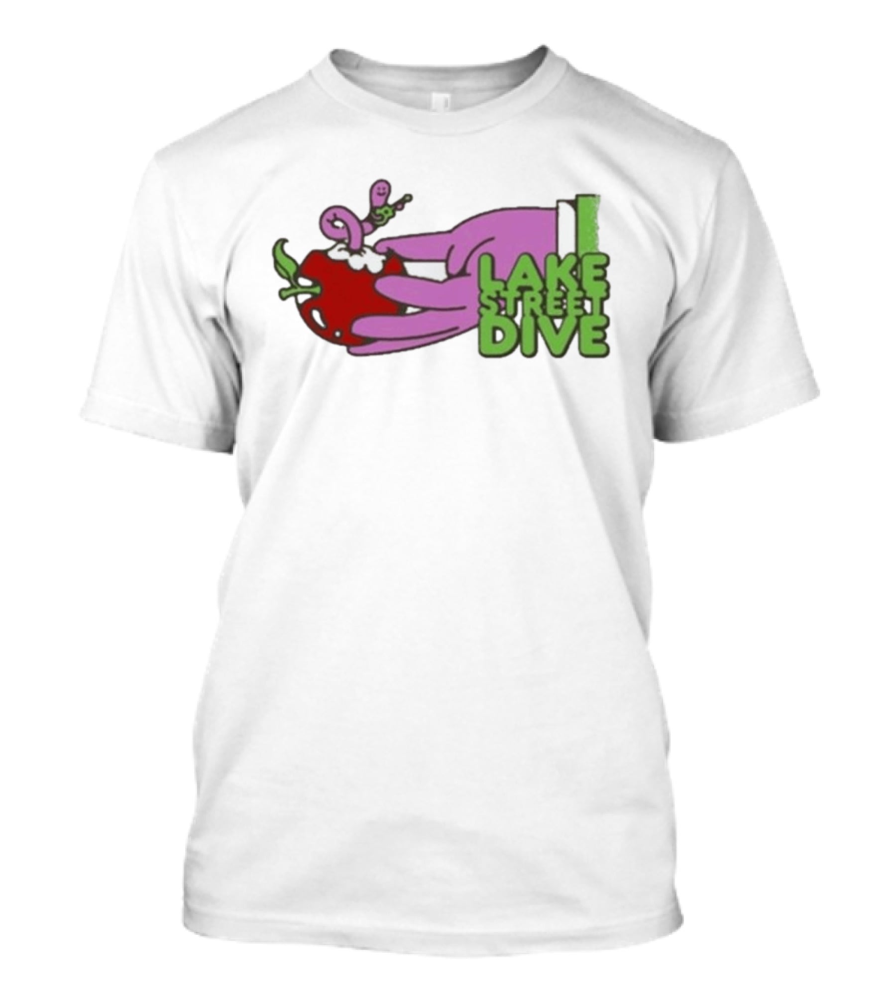 Lake Street Dive Worm In Apple Hand Art Spring 2026 Tour T-Shirt