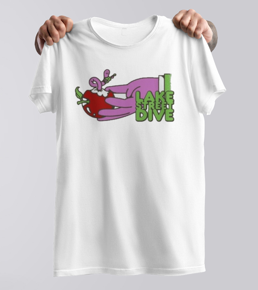 Lake Street Dive Worm In Apple Hand Art Spring 2026 Tour T-Shirt