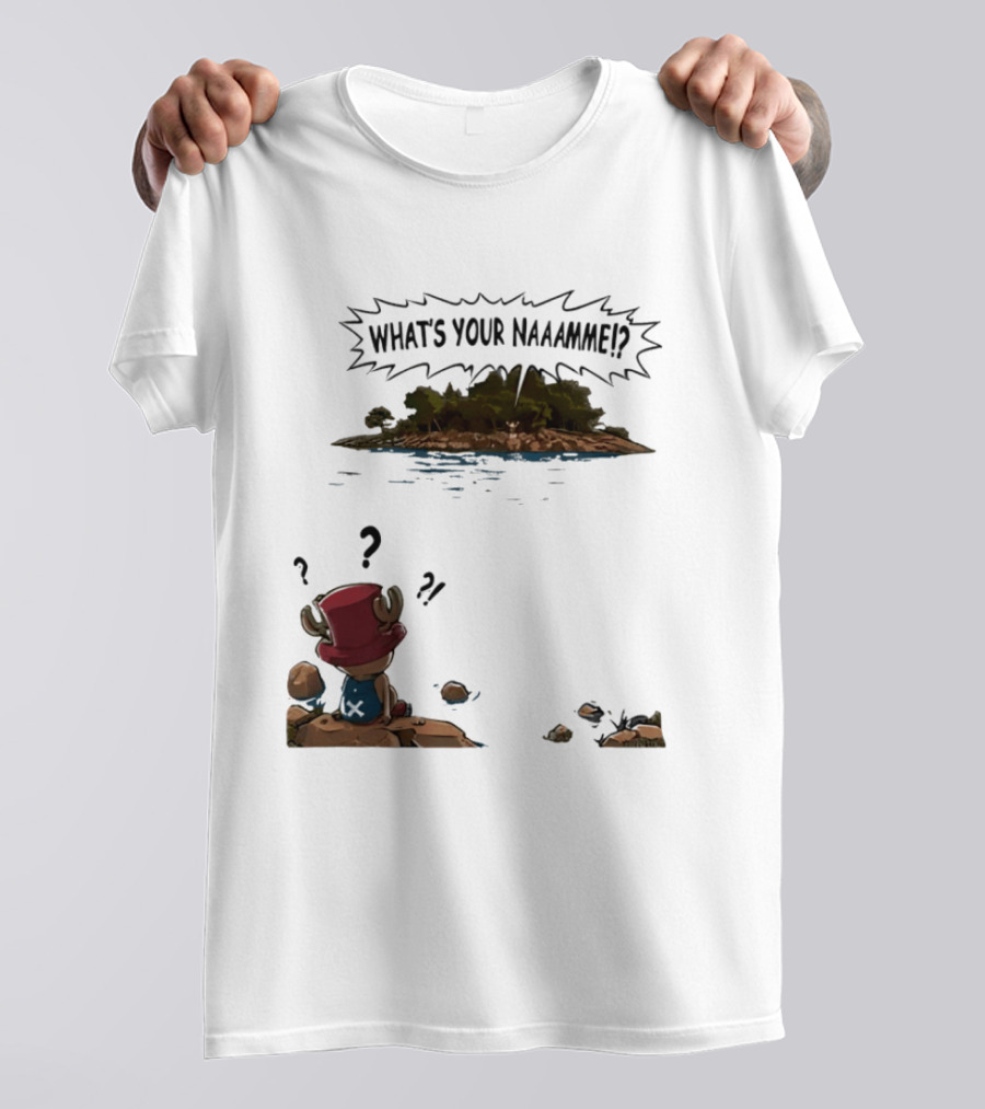 Tony Tony Chopper What's Your Name Island Question Marks T-Shirt