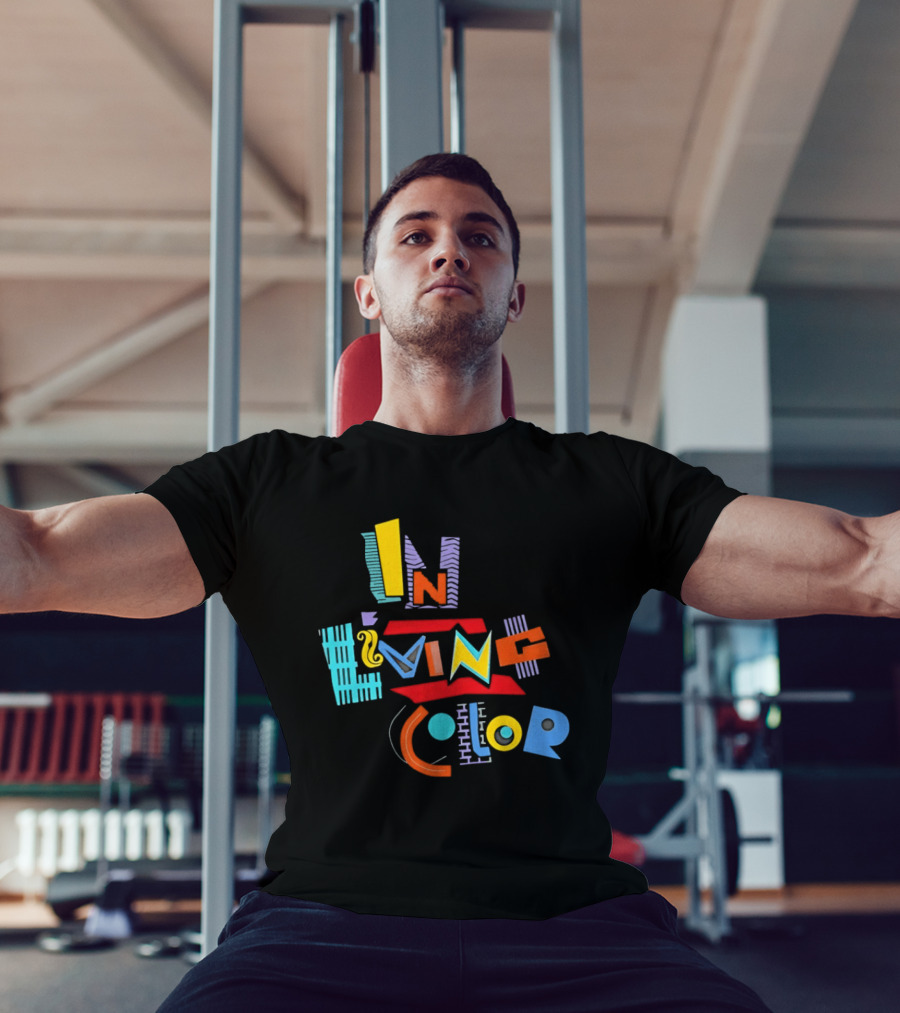 In Living Color 90s Retro Style Vivid T-Shirt