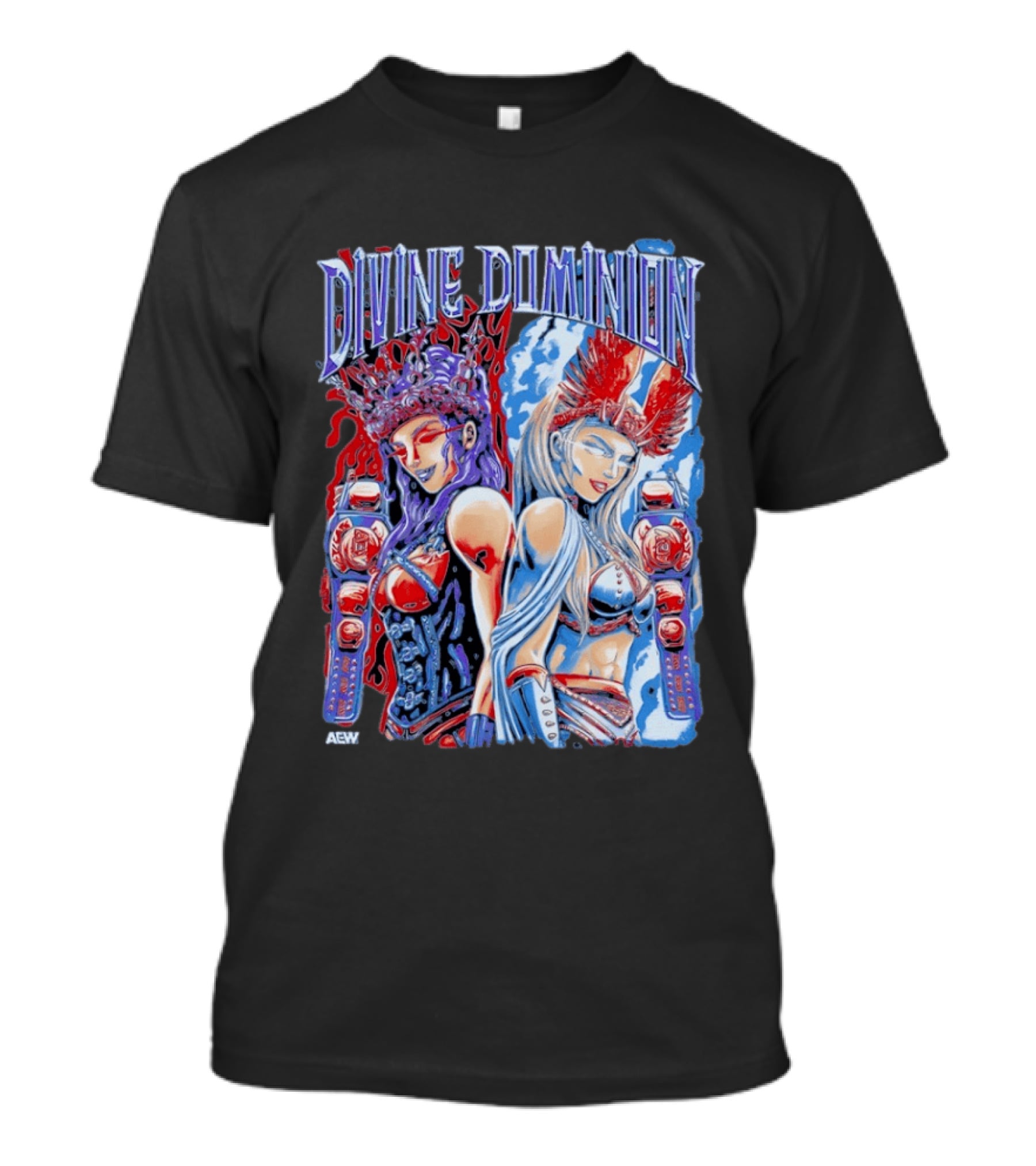 Divine Dominion AEW Megan Bayne Lena Kross Wrestling Champions T-Shirt