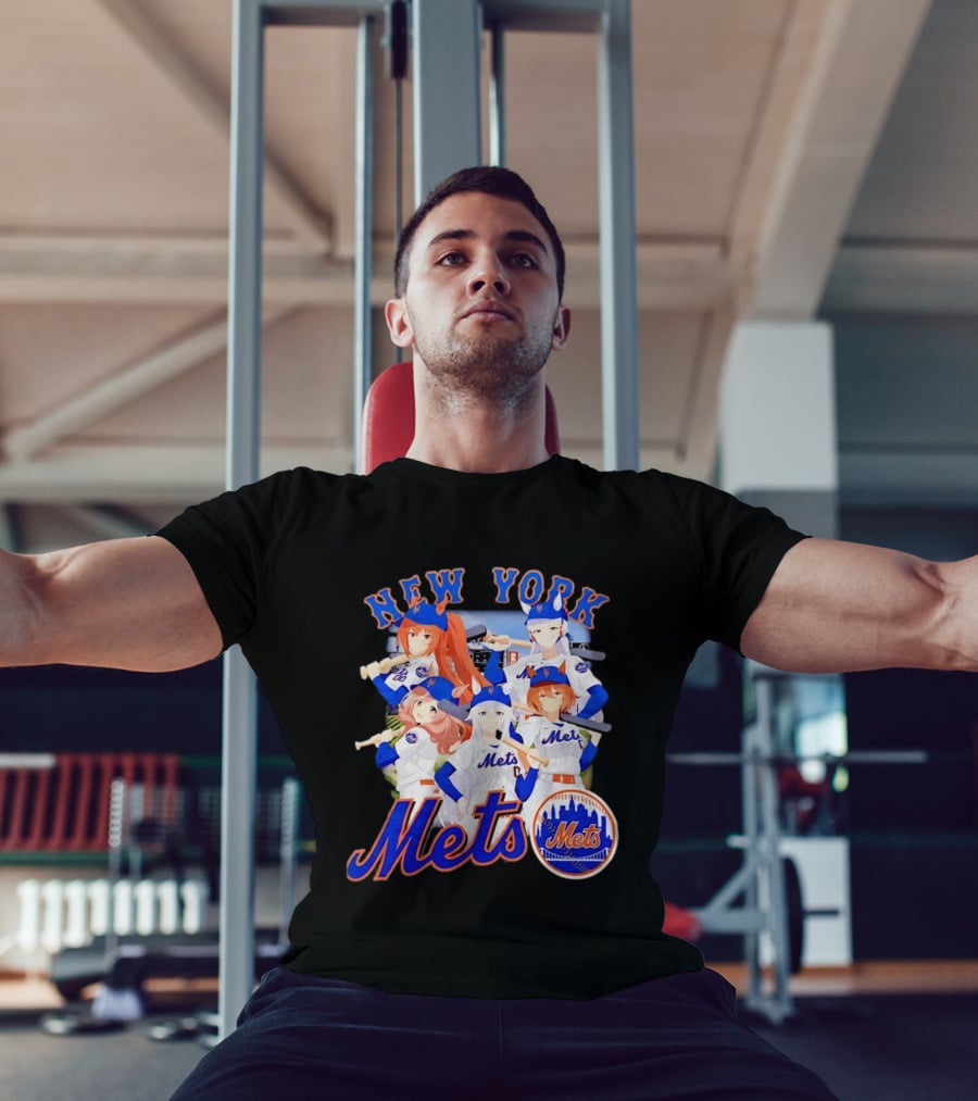 New York Mets Anime Characters Baseball Team T-Shirt
