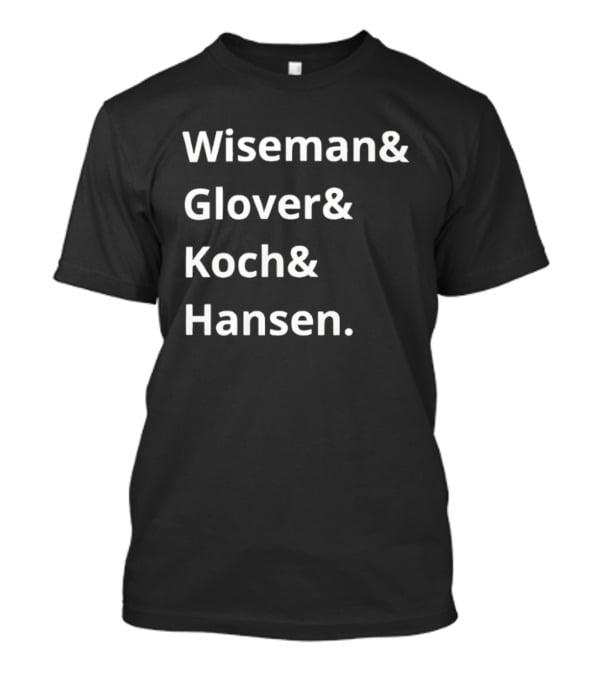 Wiseman Glover Koch Hansen Artemis II Moon Mission Crew T-Shirt