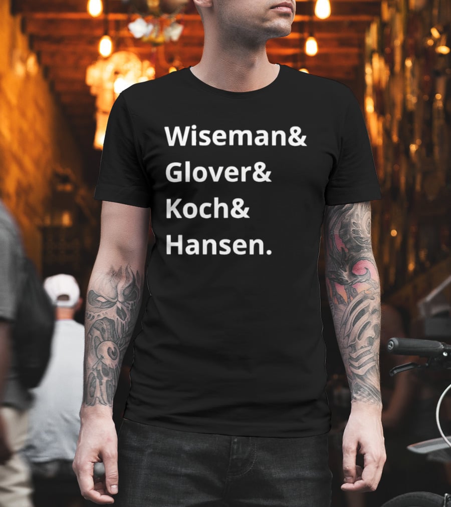 Wiseman Glover Koch Hansen Artemis II Moon Mission Crew T-Shirt