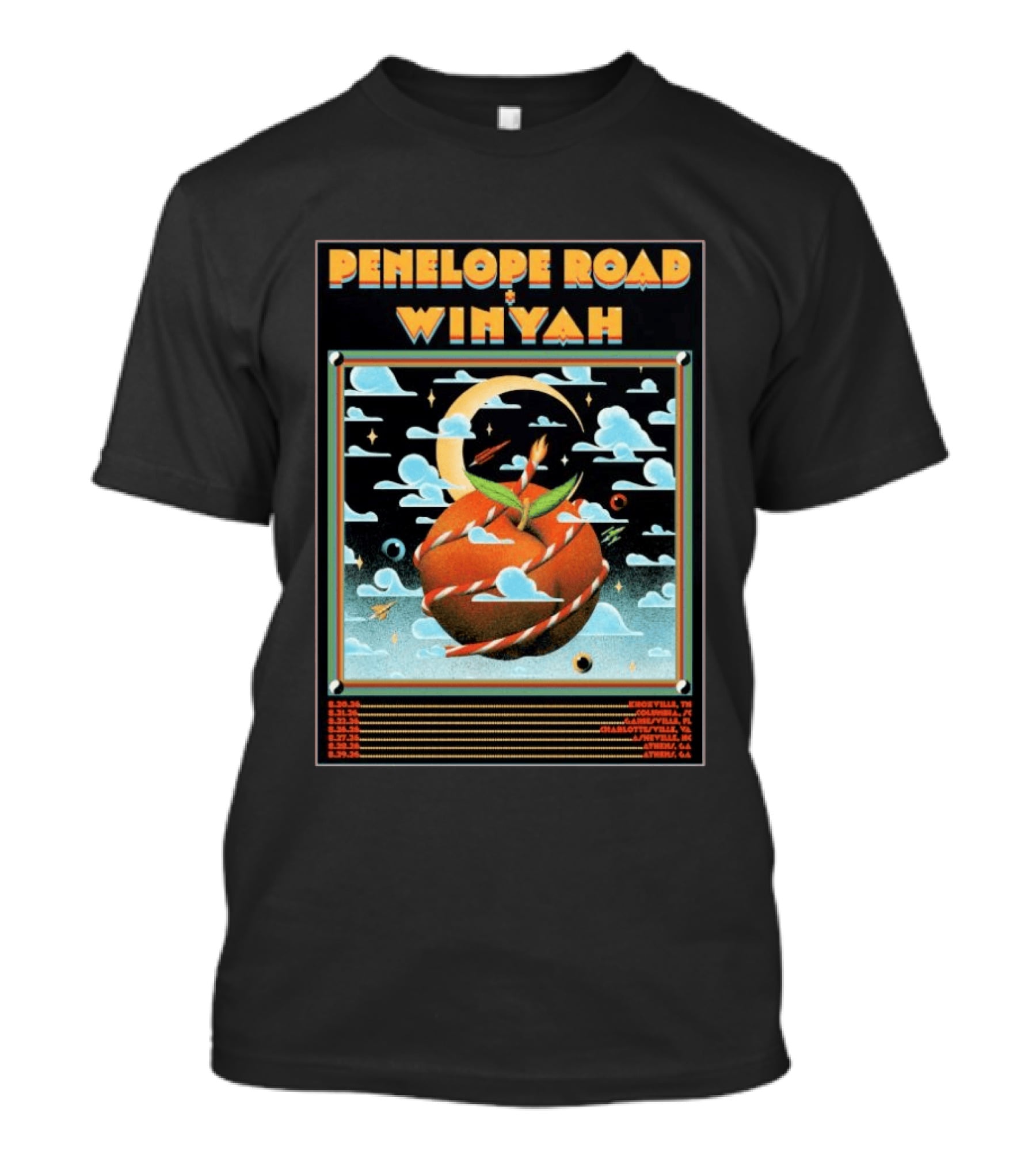 Penelope Road Winyah Tour 2026 Knoxville To Atlanta Dates And Venues T-Shirt