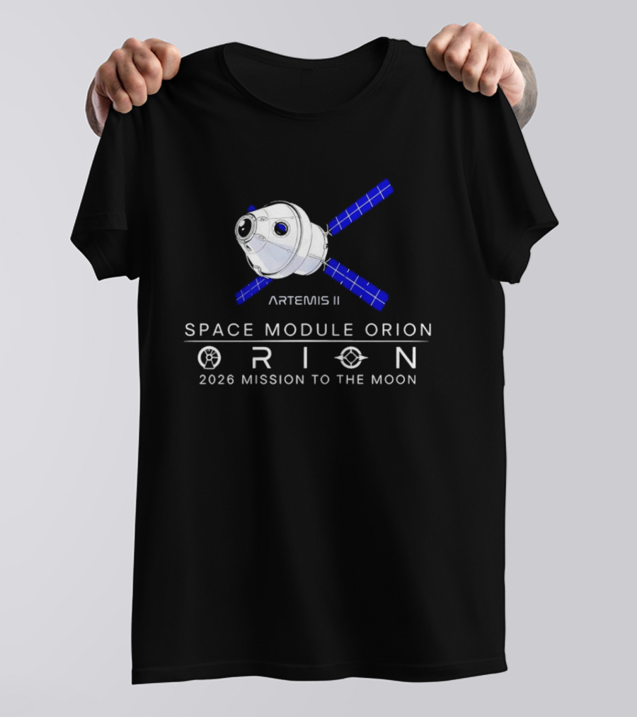 Artemis II Space Module Orion 2026 Mission To The Moon T-Shirt