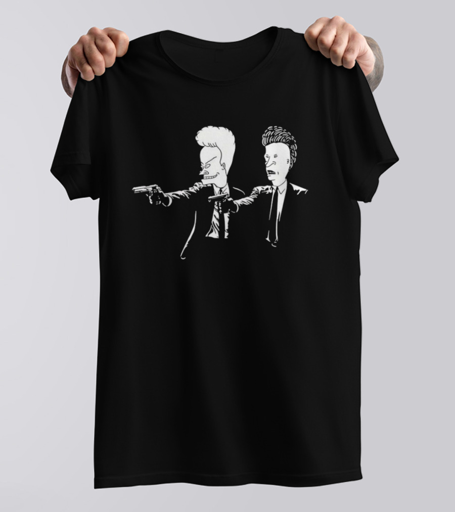 Pulp Fiction Slackers Suit Up Iconic Duo Pose T-Shirt