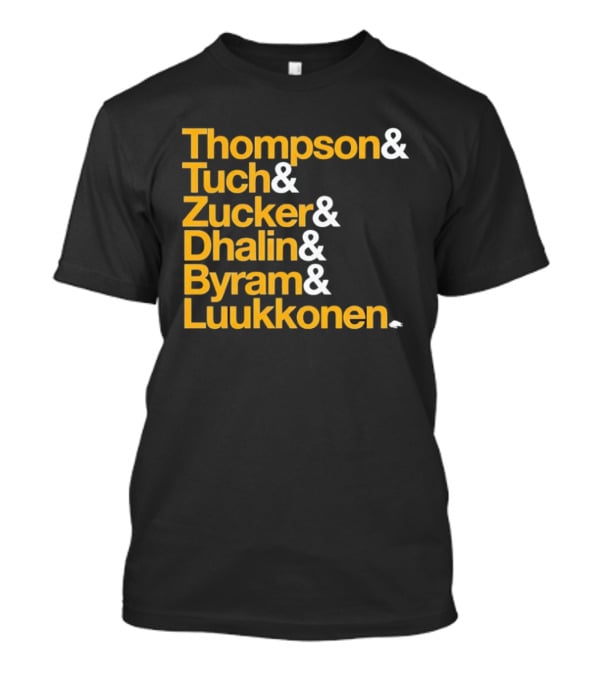 Thompson Tuch Zucker Dahlin Byram Luukkonen Buffalo Sabres 2026 T-Shirt