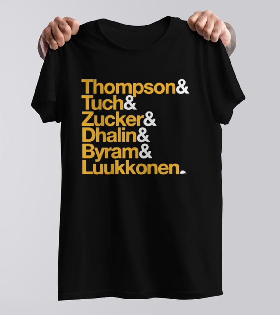 Thompson Tuch Zucker Dahlin Byram Luukkonen Buffalo Sabres 2026 T-Shirt