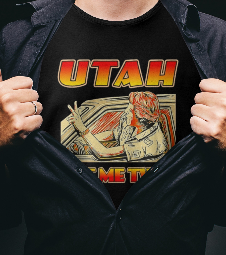 Utah Get Me Two Vintage Movie Car Scene T-Shirt