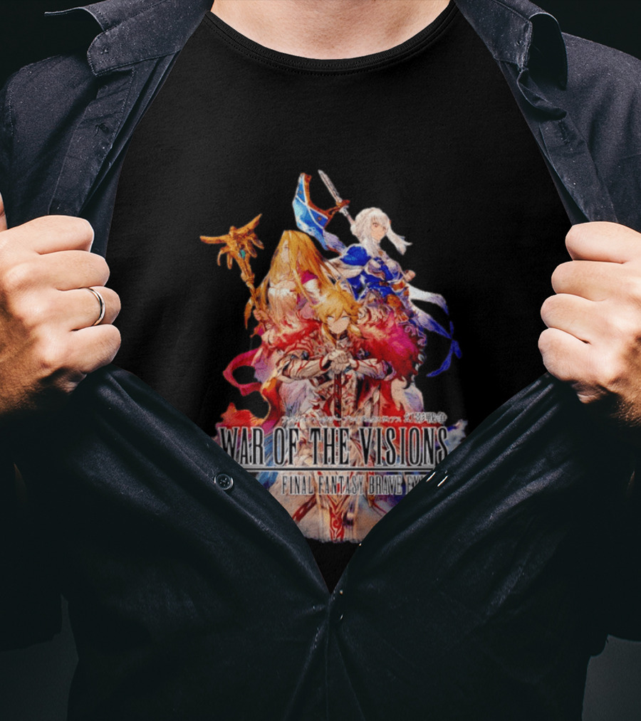 War Of The Visions Final Fantasy Brave Exvius Commemorative Characters T-Shirt