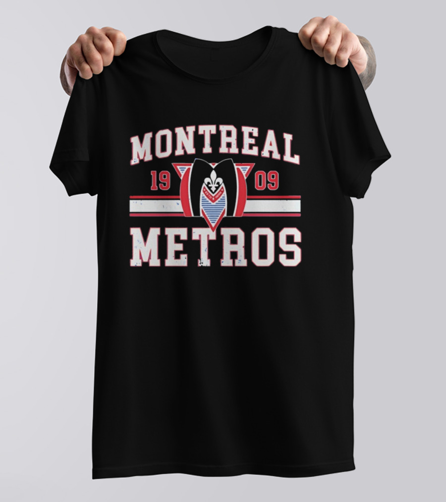 Montreal Metros 1909 Team Rivalry Hollander T-Shirt