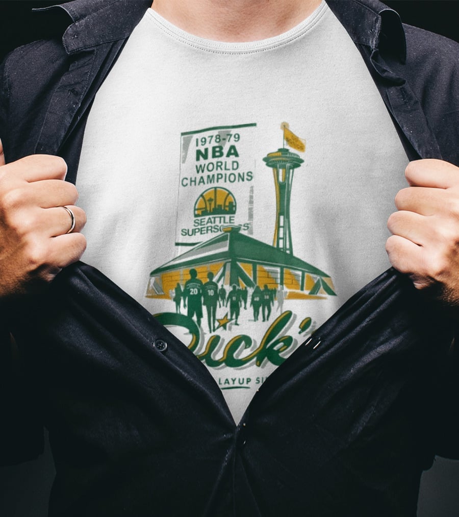 Dick's Seattle Supersonics Skyline 1979 NBA World Champions Since 1954 T-Shirt