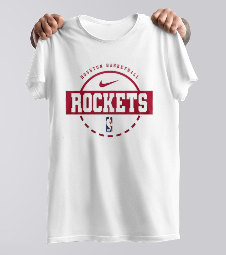 Houston Rockets Snoopy Plays Basketball Forever Not Just When We Win Nike NBA T-Shirt