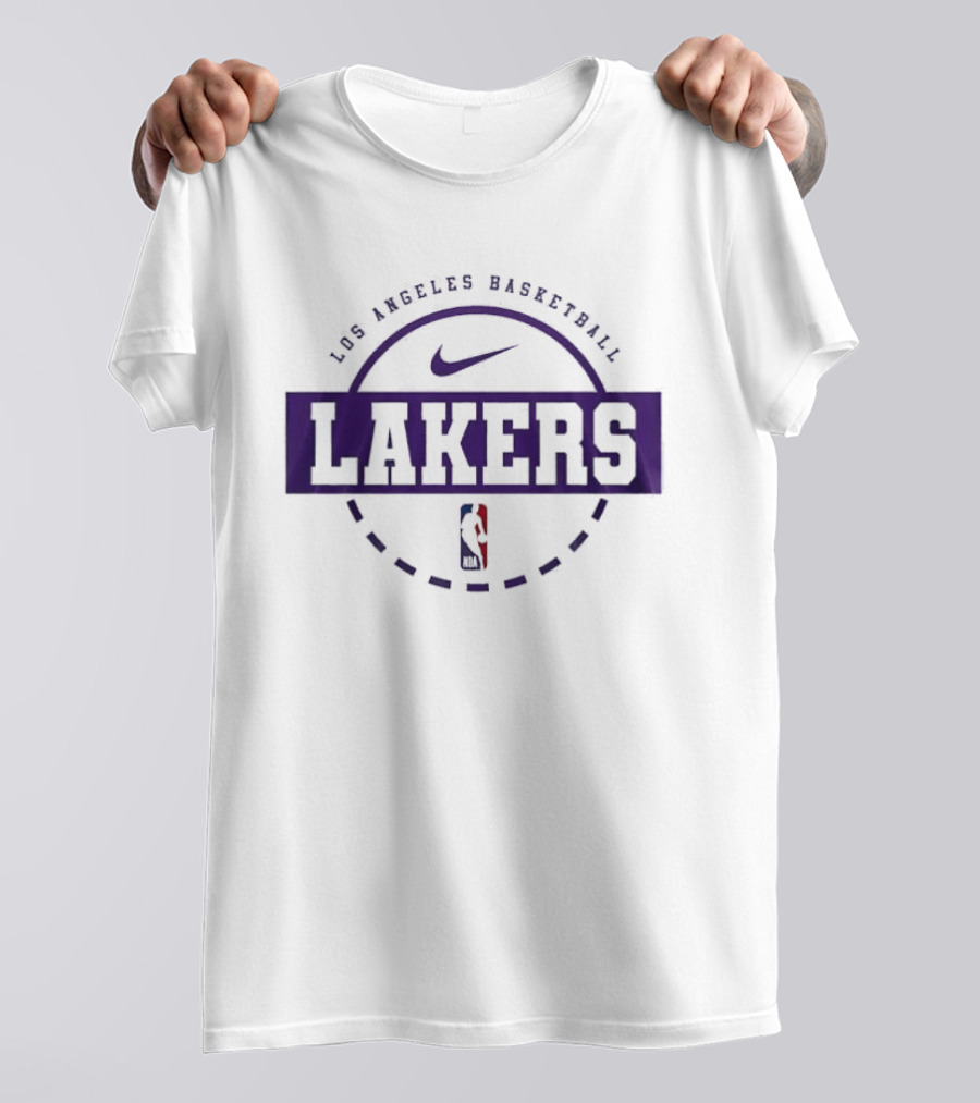 Los Angeles Lakers Snoopy Plays Basketball Forever Not Just When We Win Lakers NBA T-Shirt