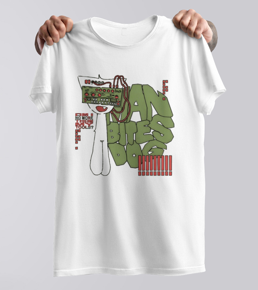 Man Bites Dog MF DOOM Am I No More Than My Tools T-Shirt