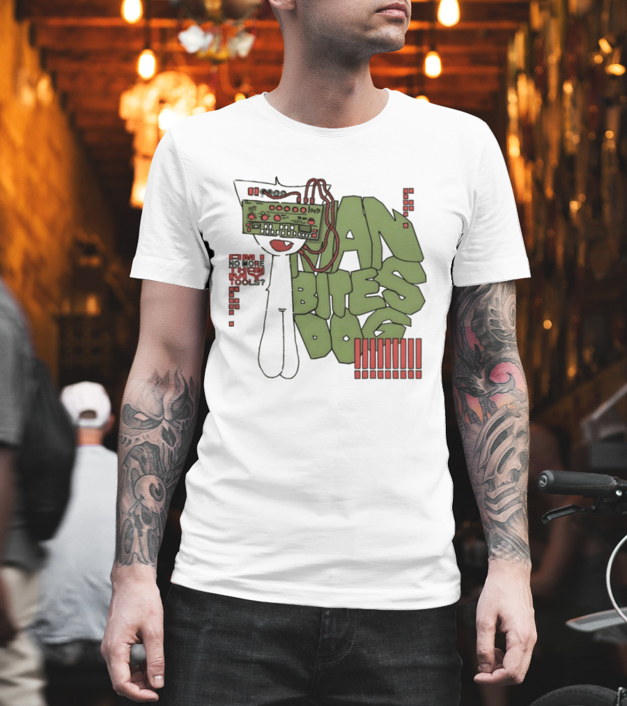 Man Bites Dog MF DOOM Am I No More Than My Tools T-Shirt
