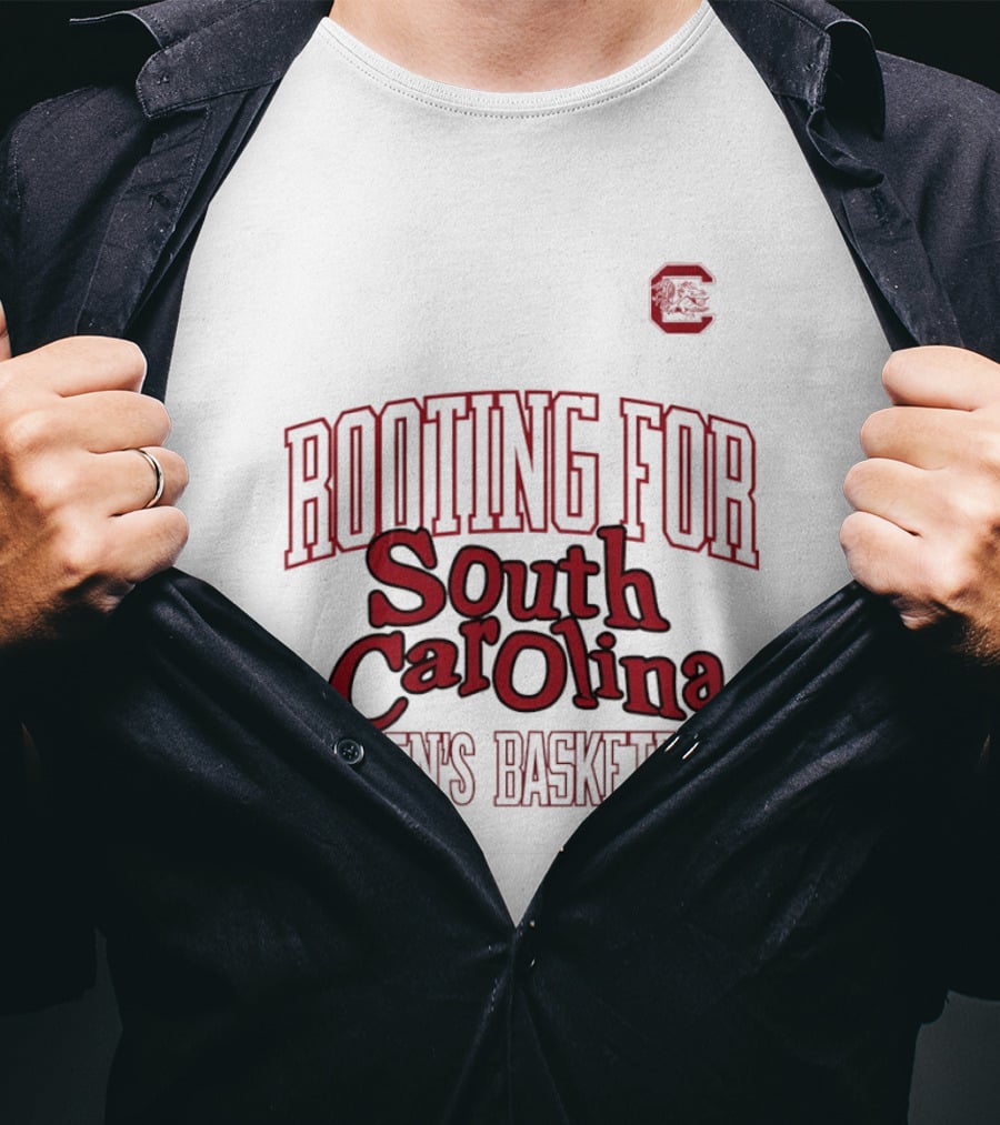 Rooting For South Carolina Women's Basketball Playa Society T-Shirt