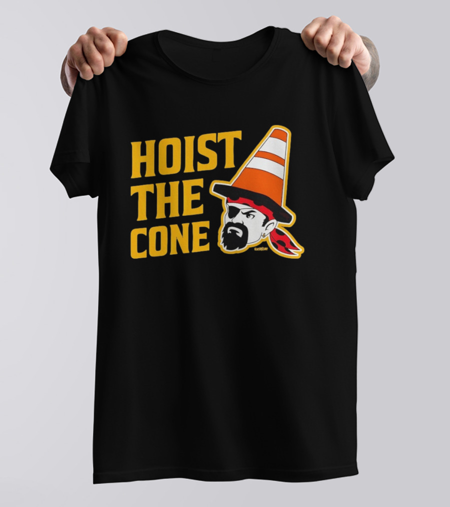 Pittsburgh Pirates Hoist The Cone Traffic Cone Hat Pirate T-Shirt